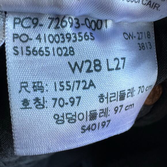 Levi's Ribcage Straight Ankle Jeans You Only Live Once Black - Picture 13 of 13